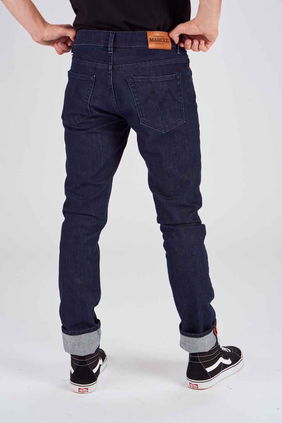 Slim jeans - dark blue denim