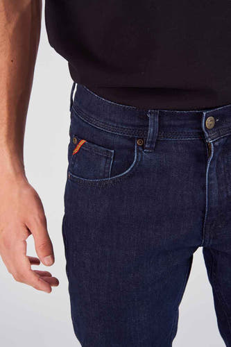 Slim jeans - dark blue denim