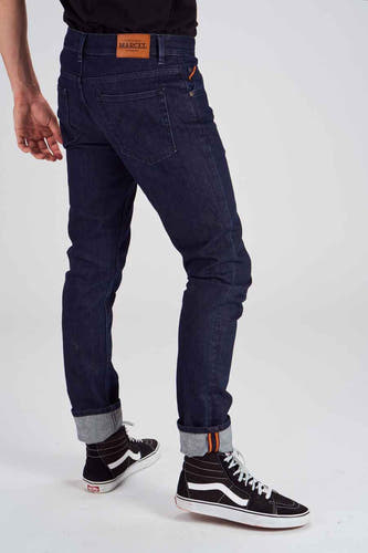 Slim jeans - dark blue denim