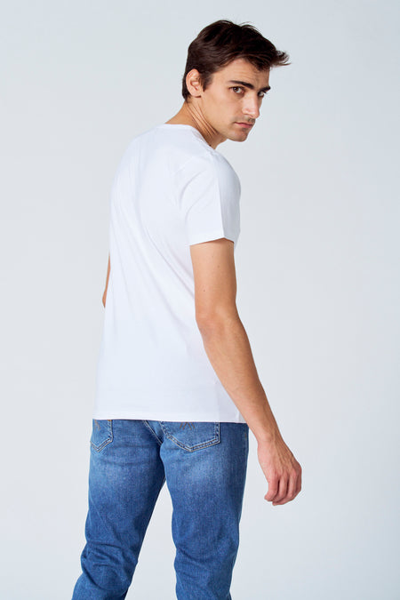 T-shirt (korte mouwen) Wit - Le Fabuleux Marcel de Bruxelles