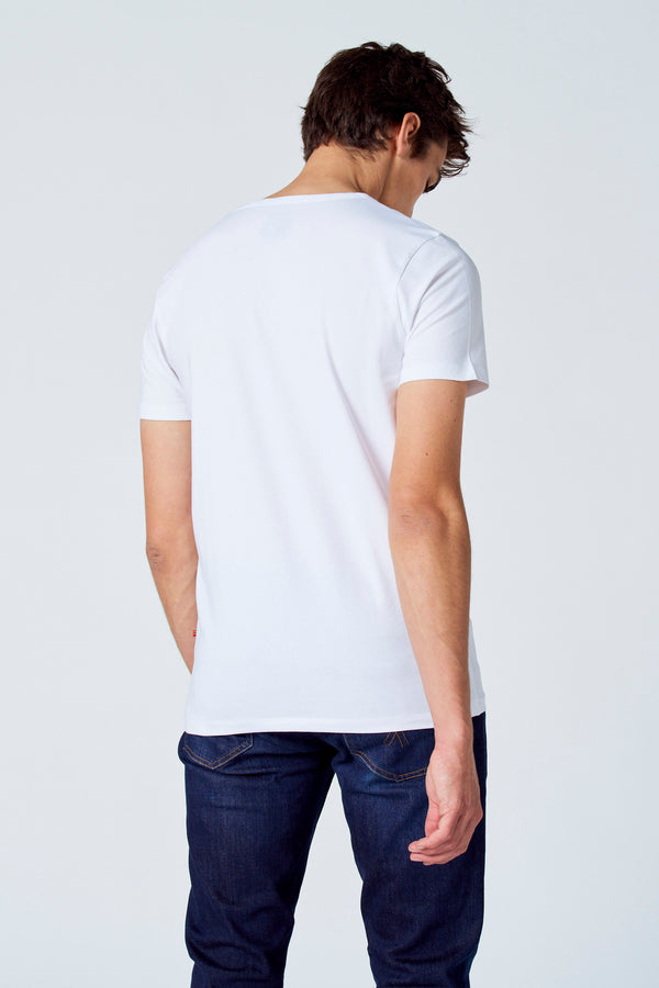 T-shirt (manches courtes) Blanc - Le Fabuleux Marcel de Bruxelles