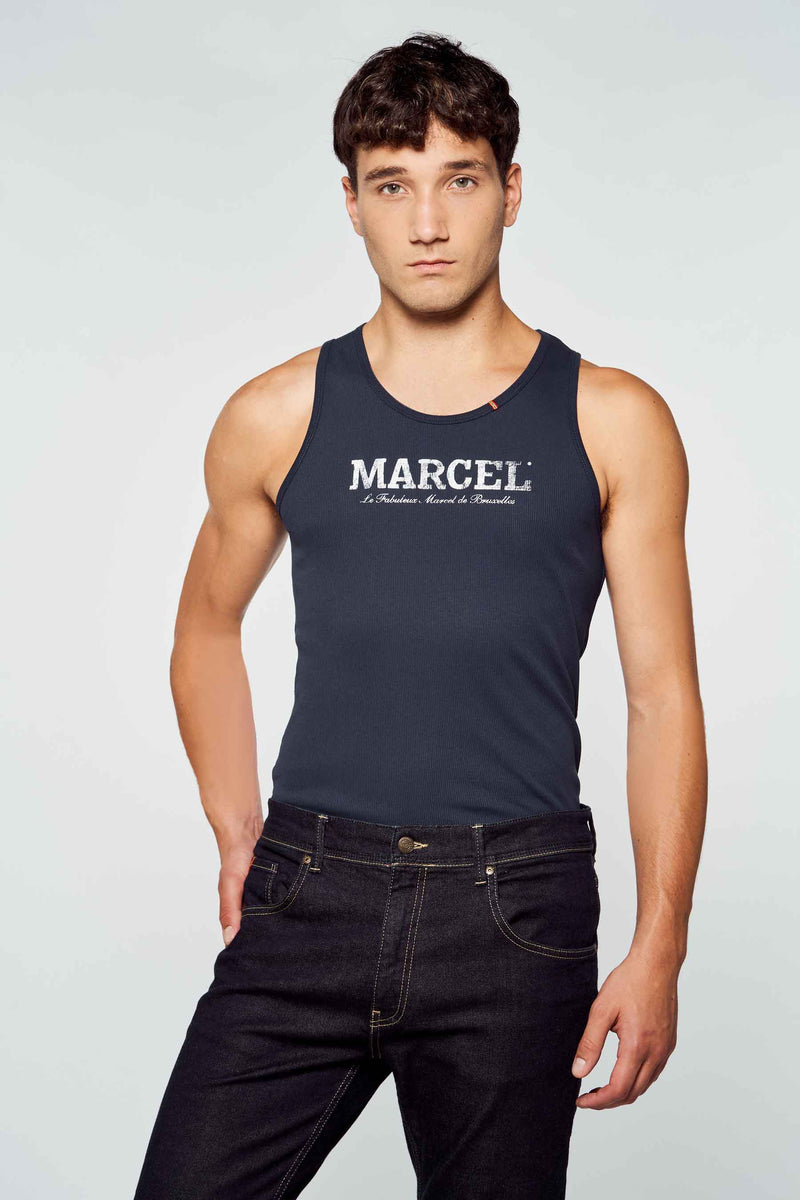 Débardeur Bleu - Le Fabuleux Marcel de Bruxelles
