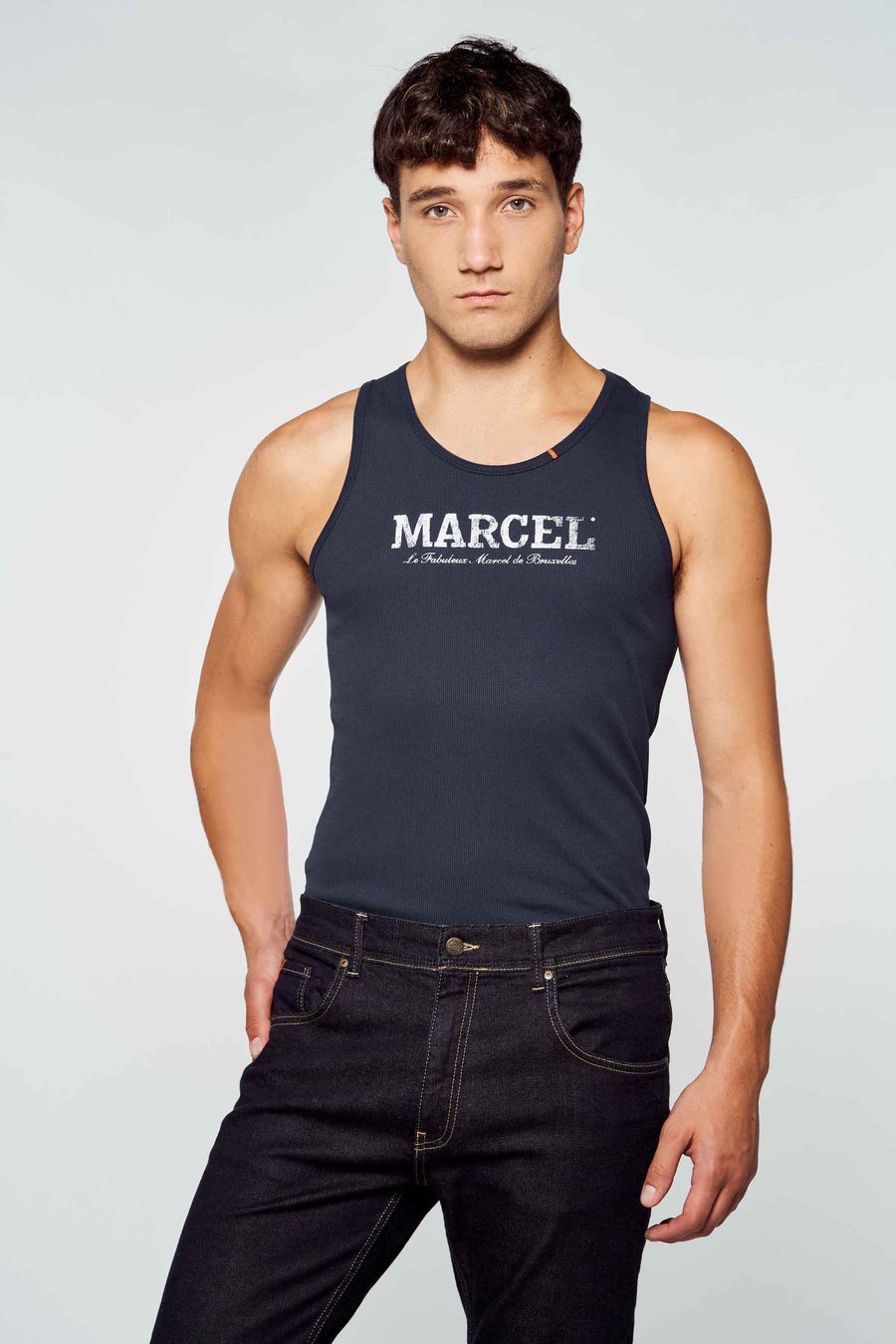Top - bleu - Le Fabuleux Marcel de Bruxelles