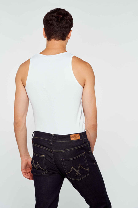 Tanktop Wit - Le Fabuleux Marcel de Bruxelles