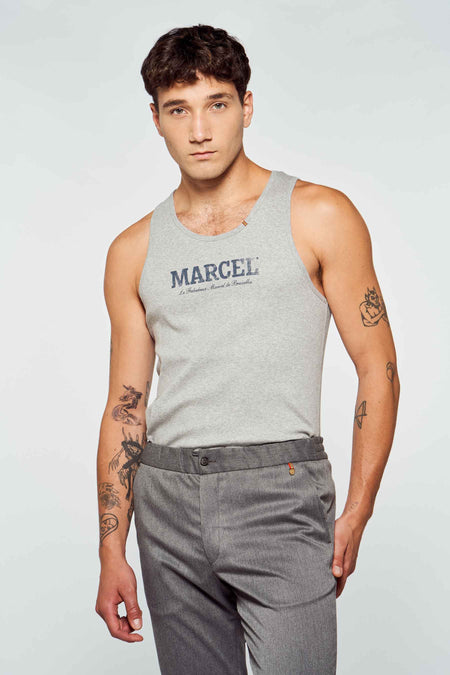 Tanktop Grijs - Le Fabuleux Marcel de Bruxelles