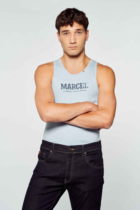 Tanktop Blauw - Le Fabuleux Marcel de Bruxelles