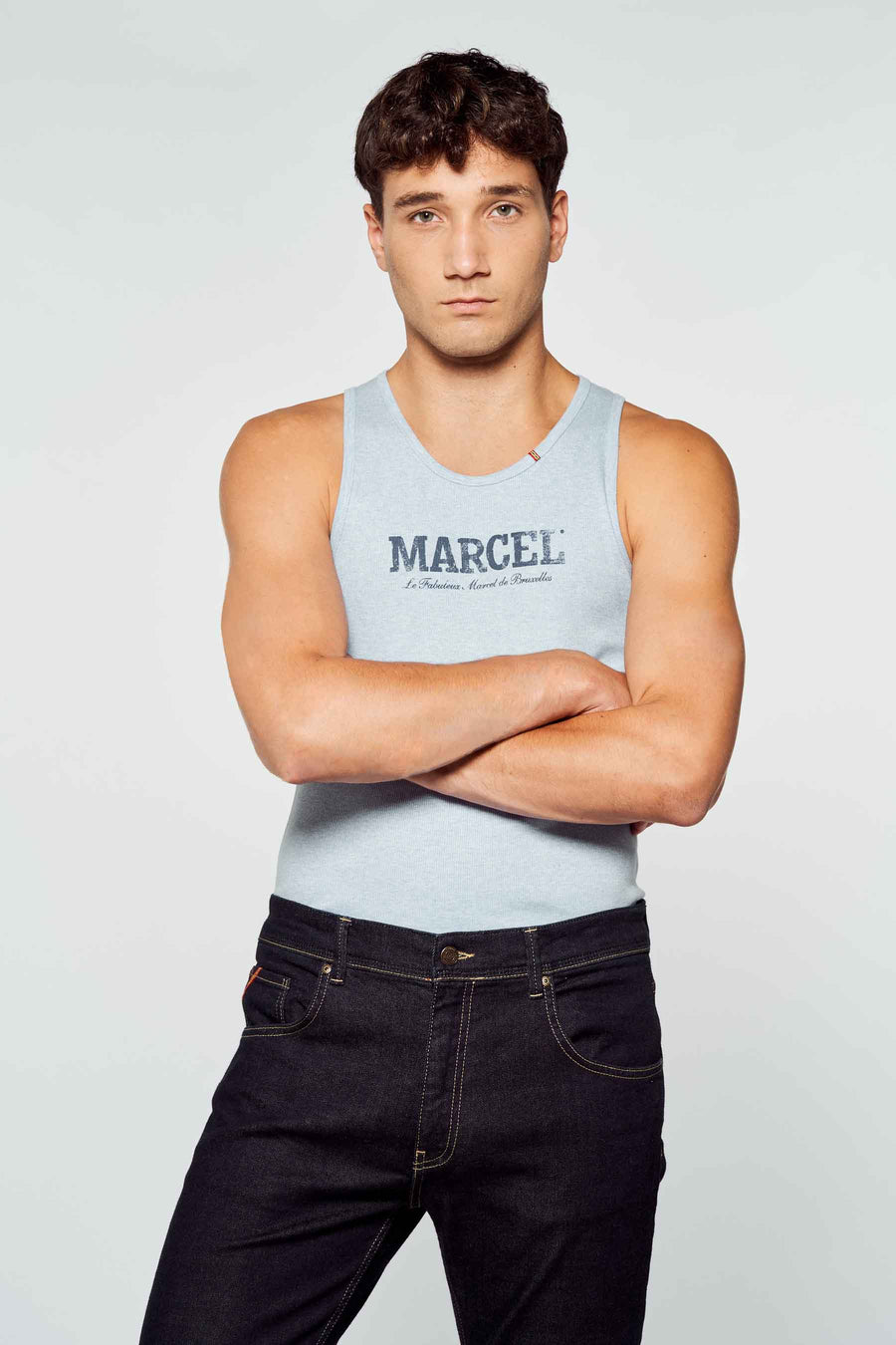 Tanktop - blauw - Le Fabuleux Marcel de Bruxelles