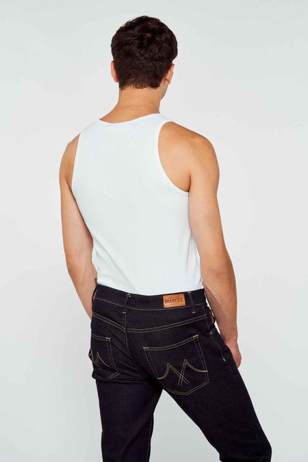 Tanktop Wit - Le Fabuleux Marcel de Bruxelles
