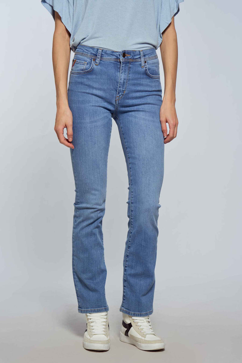 LE JEAN BOOT - dark blue denim