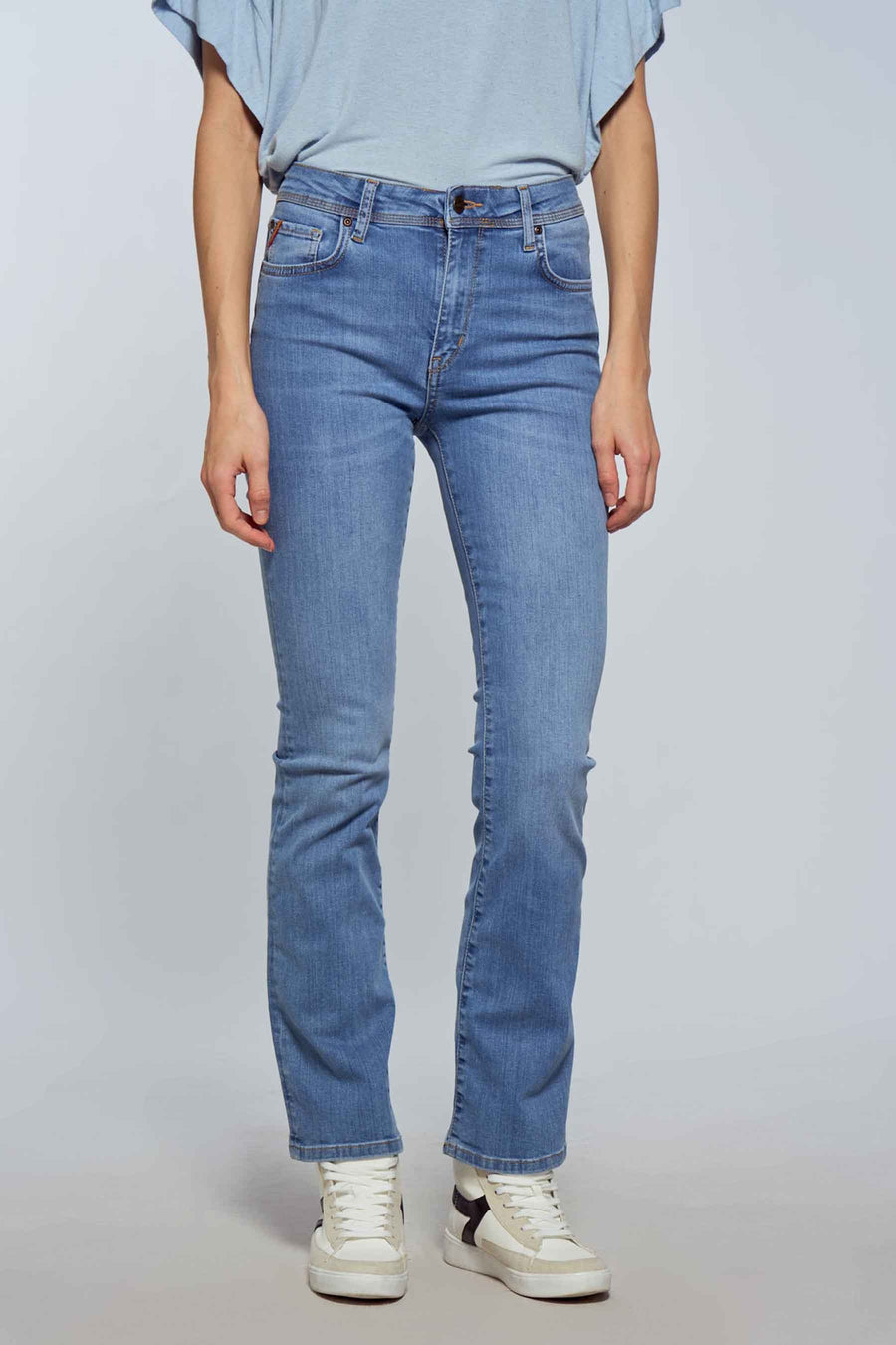 LE JEAN BOOT - light blue denim - Le Fabuleux Marcel de Bruxelles