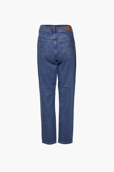Mom jeans - dark blue denim