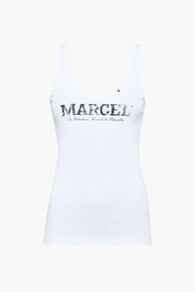 Tanktop Wit - Le Fabuleux Marcel de Bruxelles