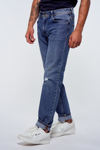 Jeans straight Dark blue denim - Le Fabuleux Marcel de Bruxelles