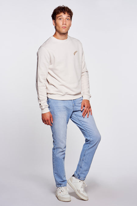 Jeans 7/8 Mid blue denim - Le Fabuleux Marcel de Bruxelles