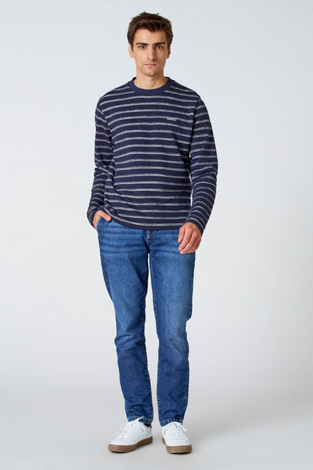 Jeans 7/8 mid blue denim - Le Fabuleux Marcel de Bruxelles