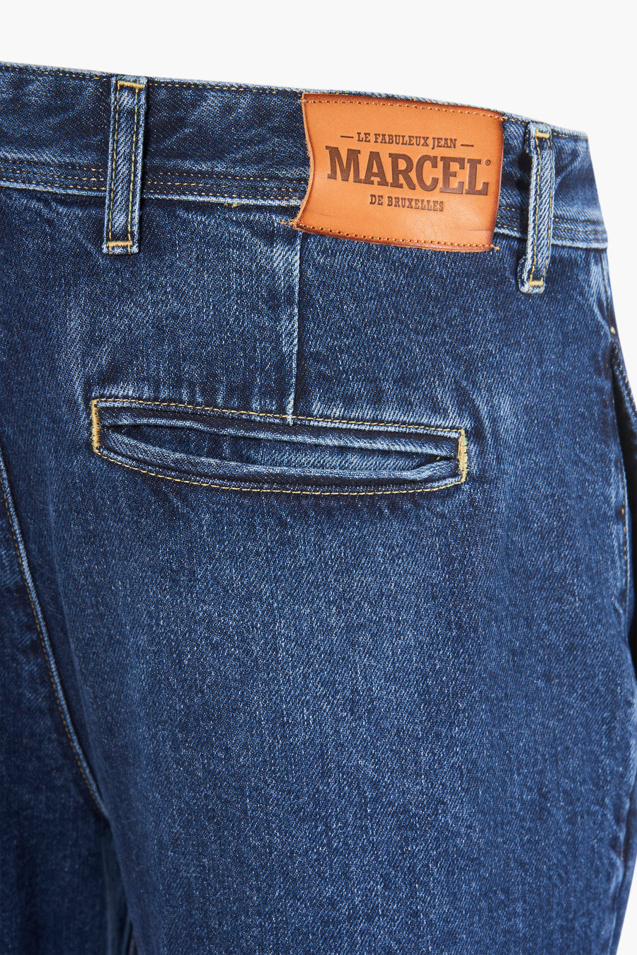Jeans 7/8 mid blue denim - Le Fabuleux Marcel de Bruxelles