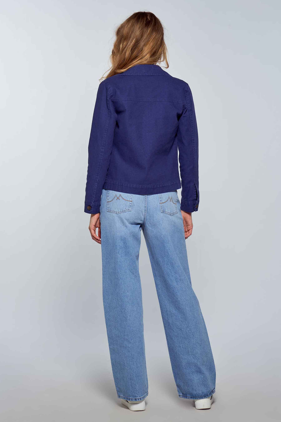 LE JEAN WIDE - light blue denim