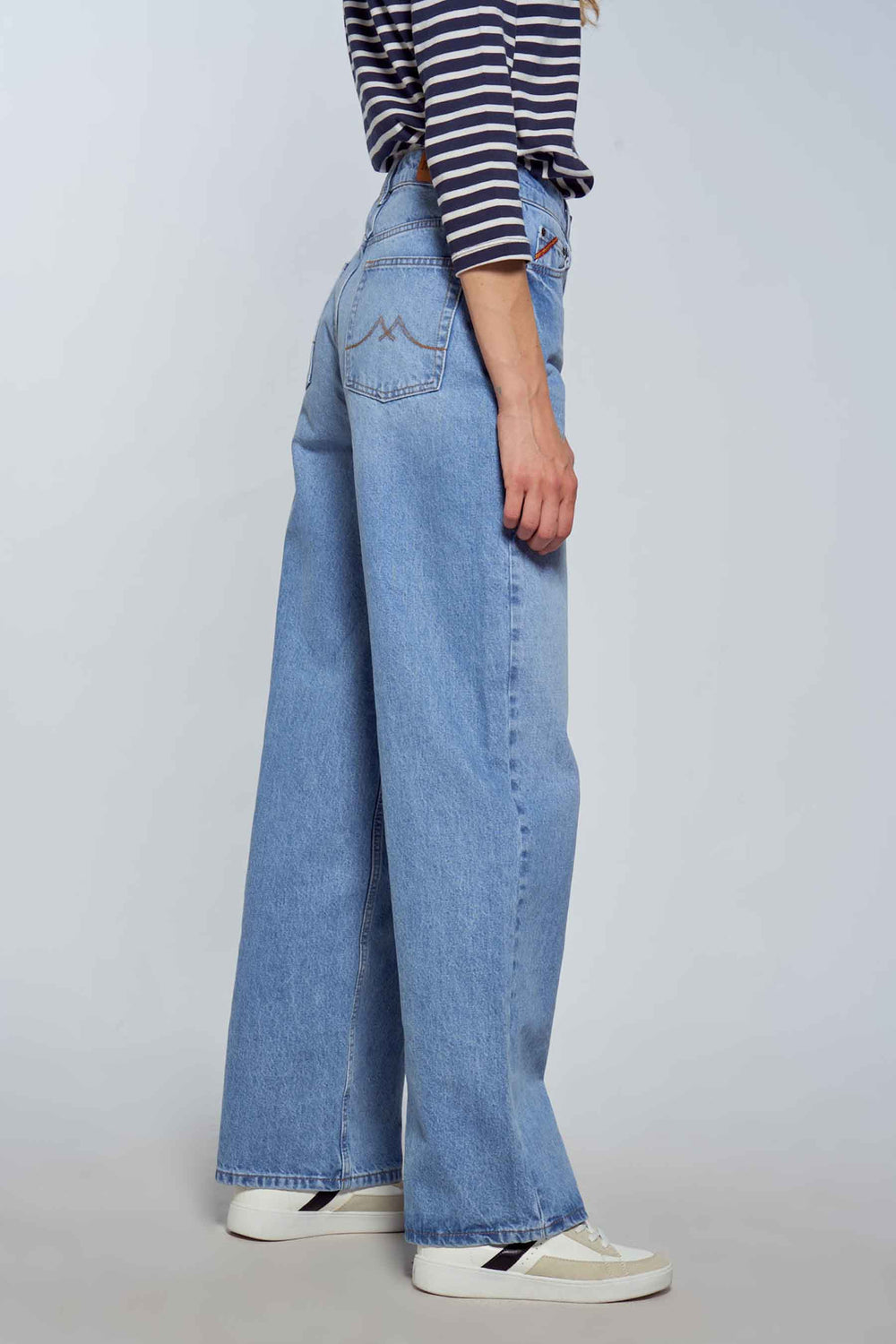 Jeans wide Light blue denim - Le Fabuleux Marcel de Bruxelles