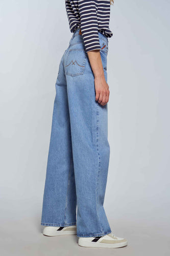 LE JEAN WIDE - light blue denim