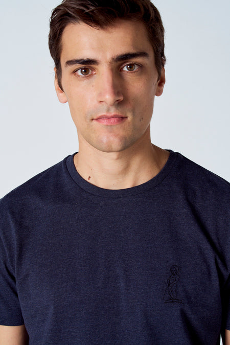 T-shirt (korte mouwen) Blauw - Le Fabuleux Marcel de Bruxelles