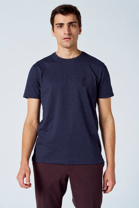 T-shirt (korte mouwen) Blauw - Le Fabuleux Marcel de Bruxelles