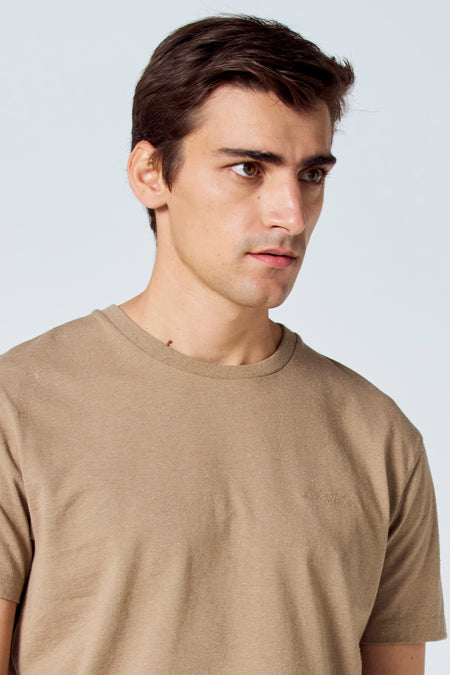 T-shirt (korte mouwen) Beige - Le Fabuleux Marcel de Bruxelles