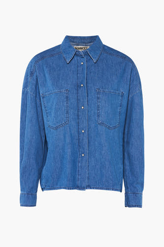 Hemd met lange mouwen - mid blue de
