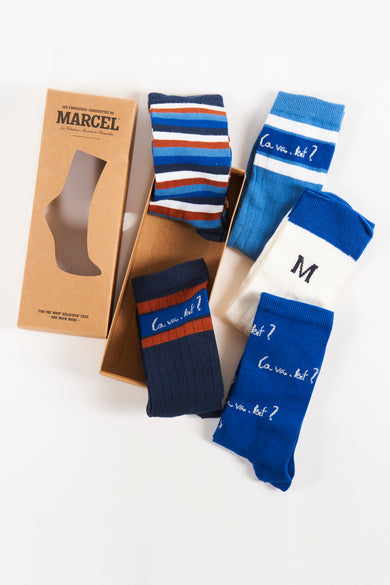 Geschenk (sokken) Multicolor - Le Fabuleux Marcel de Bruxelles