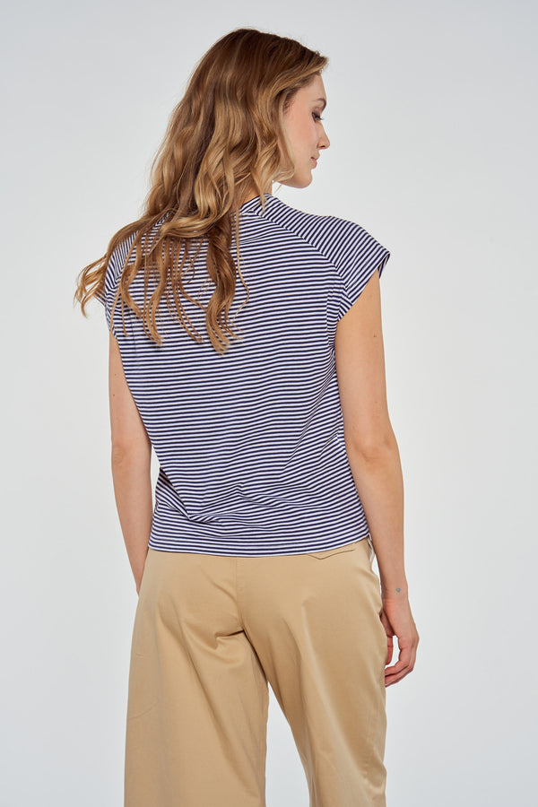 Top (korte mouwen) Blauw - Le Fabuleux Marcel de Bruxelles