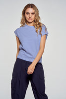 Top (korte mouwen) Blauw - Le Fabuleux Marcel de Bruxelles