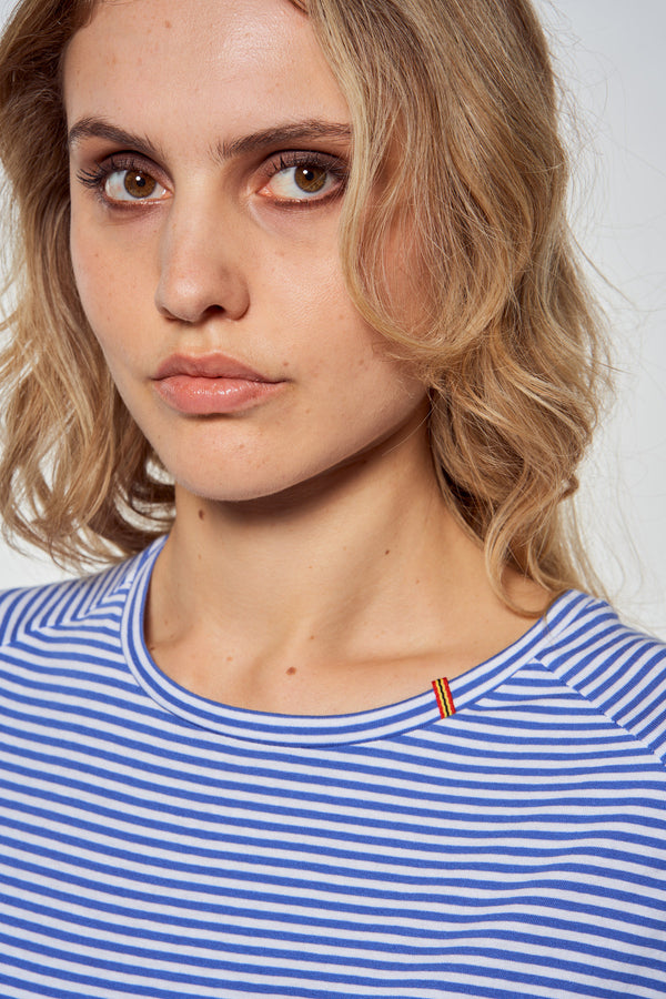 Top (korte mouwen) Blauw - Le Fabuleux Marcel de Bruxelles