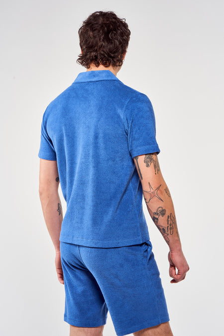 Chemise &agrave; manches courtes - bleu