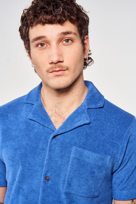 Chemise &agrave; manches courtes - bleu