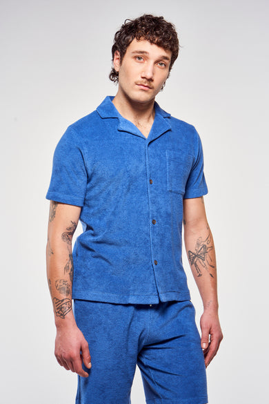 Chemise &agrave; manches courtes - bleu