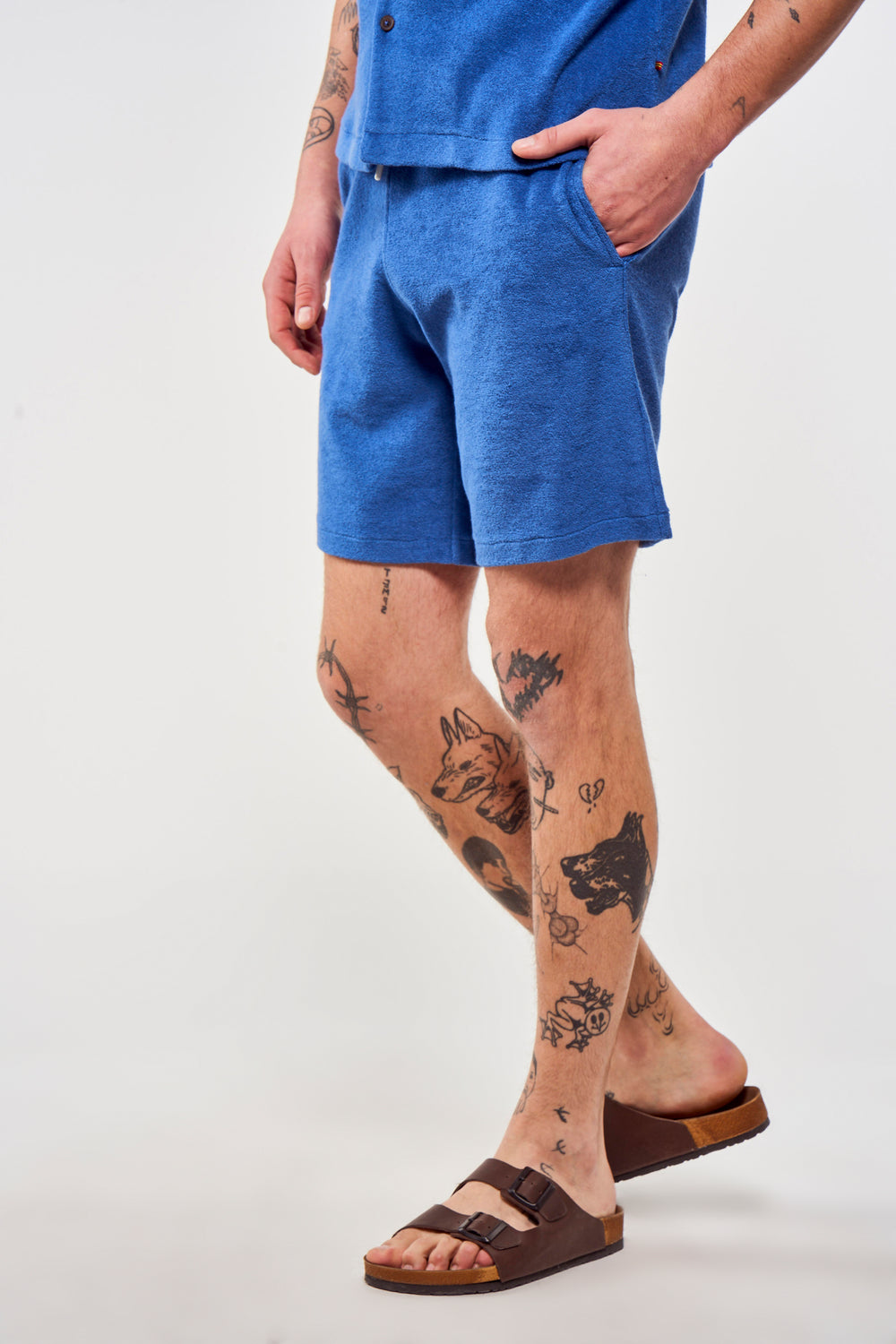 Short Blauw - Le Fabuleux Marcel de Bruxelles