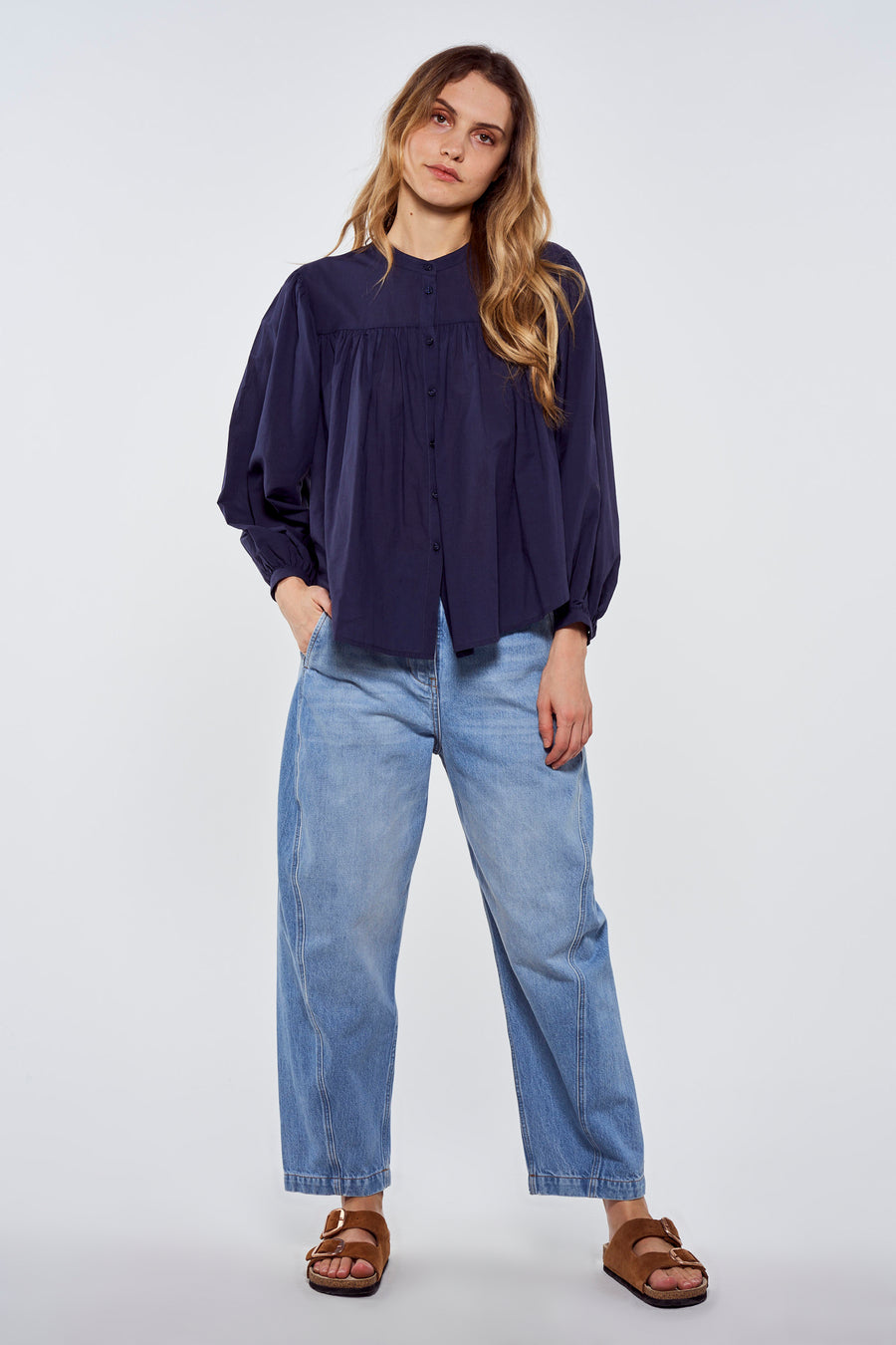 Blouse - blauw