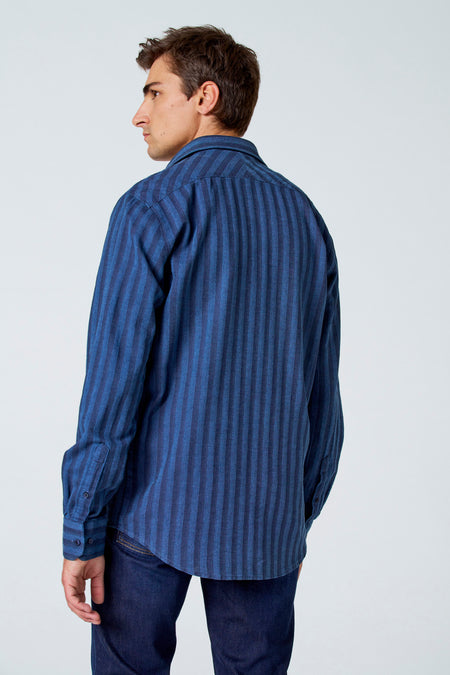 Hemd (lange mouwen) Blauw - Le Fabuleux Marcel de Bruxelles