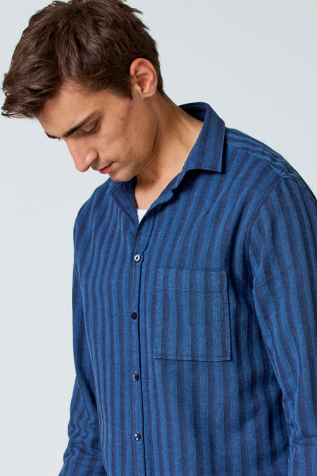 Hemd (lange mouwen) Blauw - Le Fabuleux Marcel de Bruxelles
