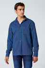 Chemise (manches longues) Bleu - Le Fabuleux Marcel de Bruxelles