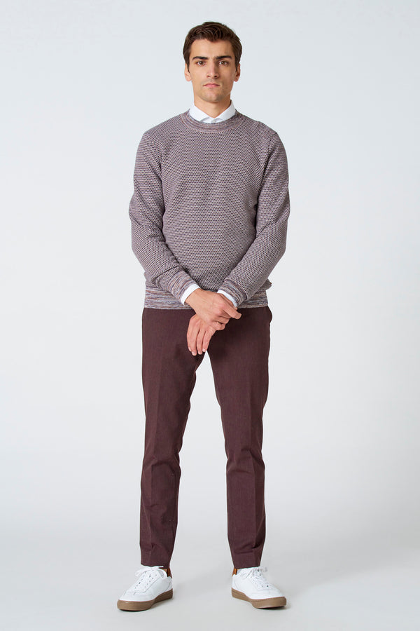 Pull col O Multicolore - Le Fabuleux Marcel de Bruxelles