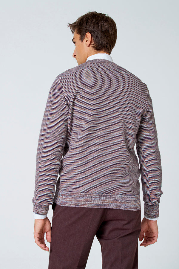 Pull col O Multicolore - Le Fabuleux Marcel de Bruxelles