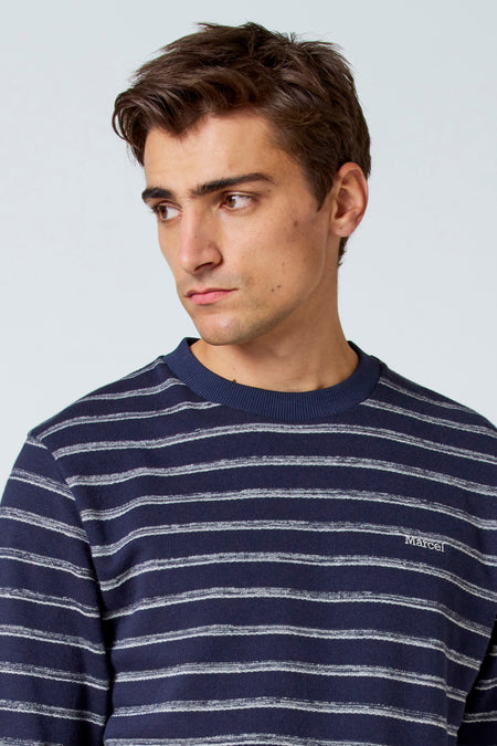 T-shirt (lange mouwen) Wit - Le Fabuleux Marcel de Bruxelles