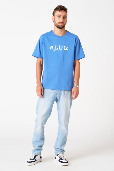 T-shirt (korte mouwen) Blauw - Le Fabuleux Marcel de Bruxelles