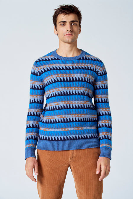 Trui met ronde hals Blauw - Le Fabuleux Marcel de Bruxelles