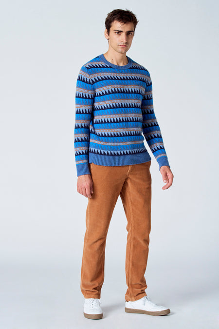 Trui met ronde hals Blauw - Le Fabuleux Marcel de Bruxelles