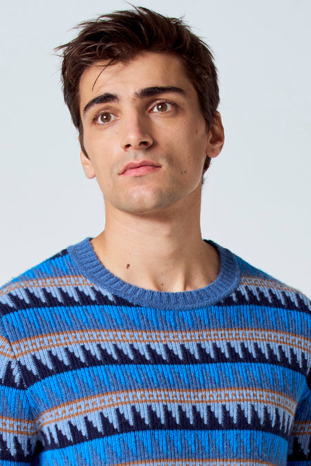 Trui met ronde hals Blauw - Le Fabuleux Marcel de Bruxelles