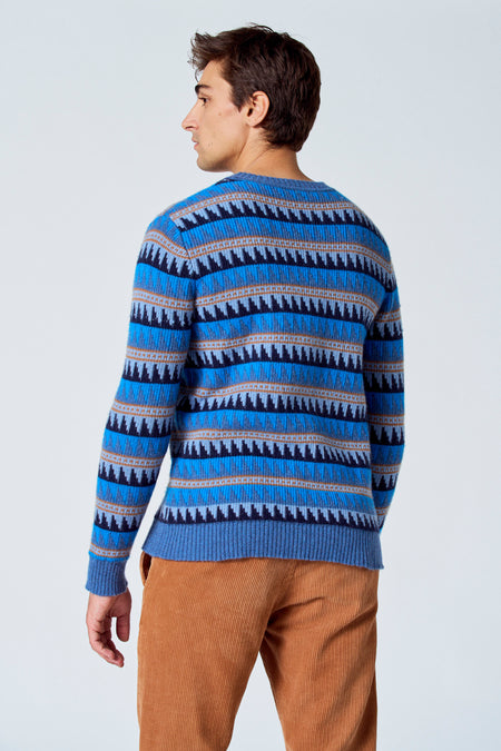 Trui met ronde hals Blauw - Le Fabuleux Marcel de Bruxelles