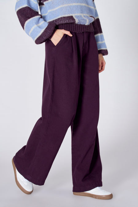Colored jeans Bordeaux - Le Fabuleux Marcel de Bruxelles