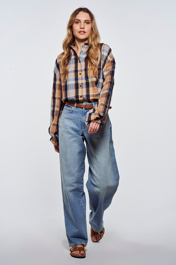 Jeans wide Light blue denim - Le Fabuleux Marcel de Bruxelles