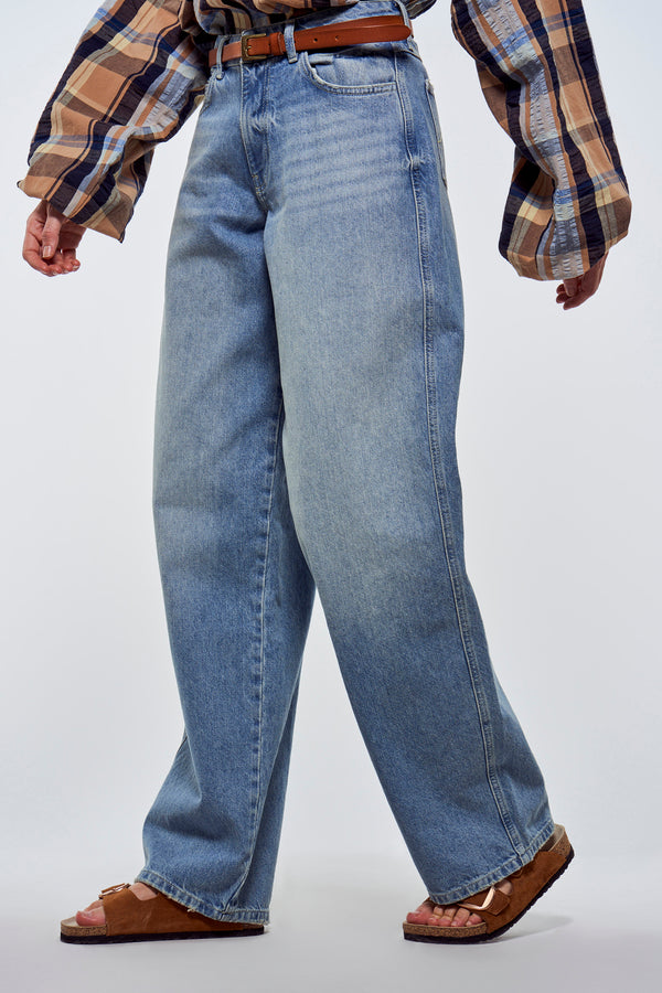 Jeans wide Light blue denim - Le Fabuleux Marcel de Bruxelles